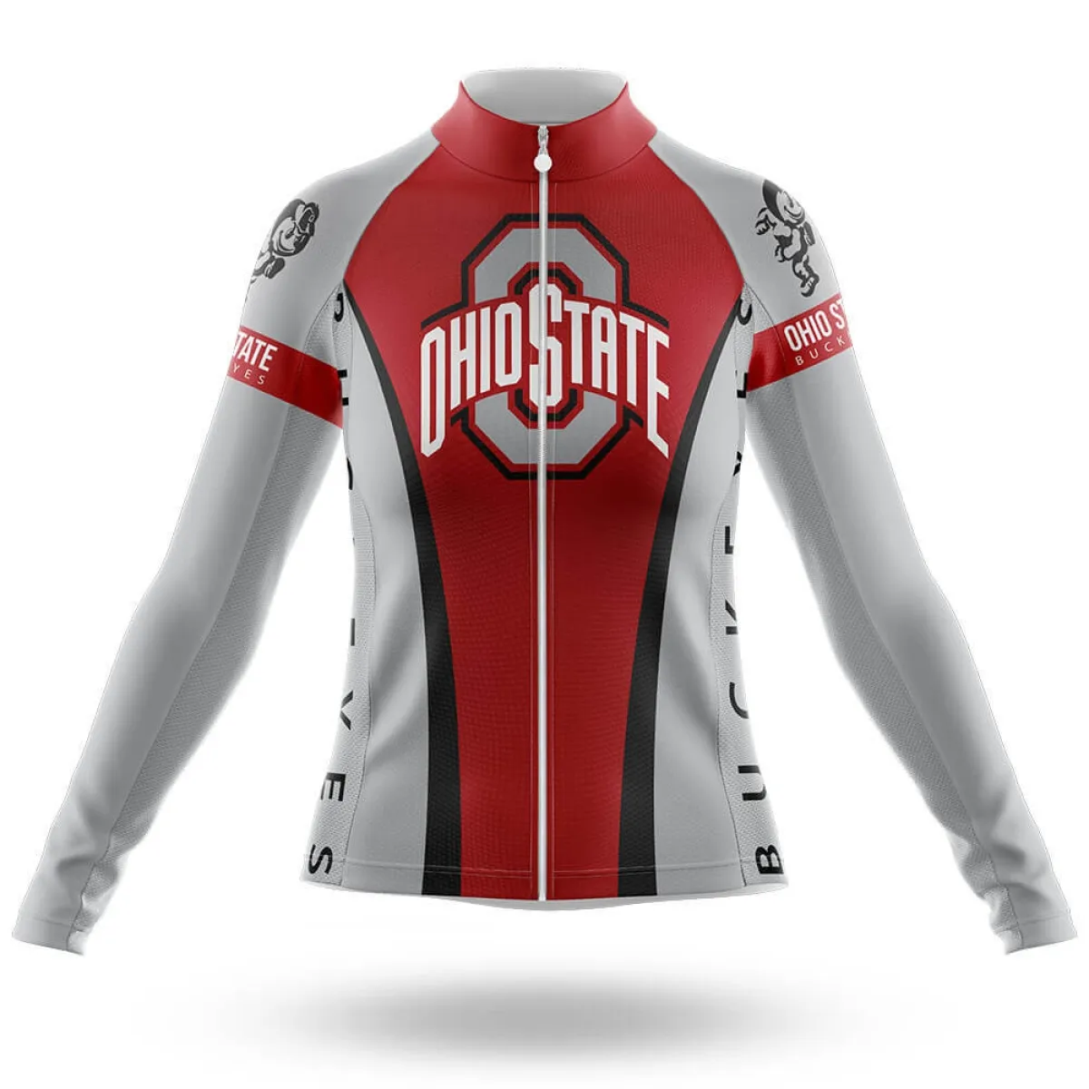 Ohio State University - Women's Long Sleeve Cycling Jersey Only | ohio state cycling jersey