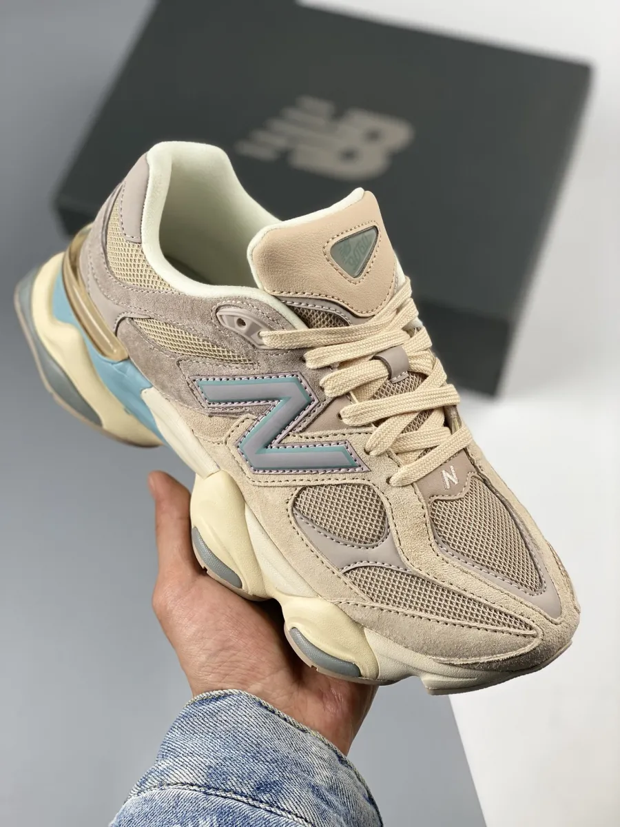 New Balance 9060 Ivory Cream Pink Sand