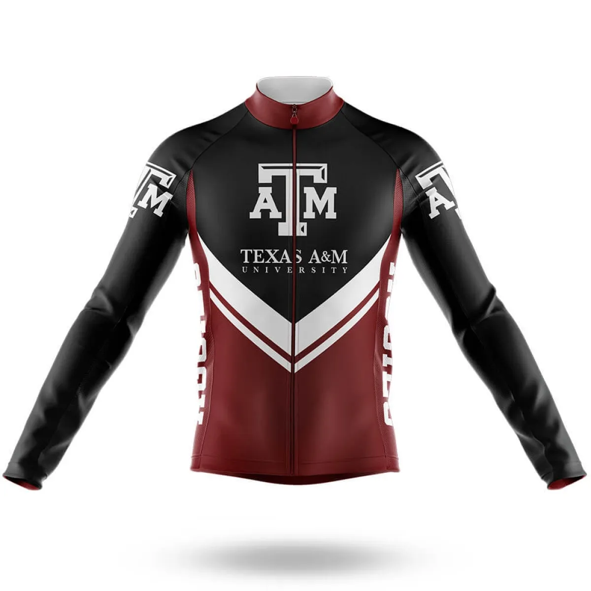Texas A&M V3 Long Sleeve Cycling Jersey Only