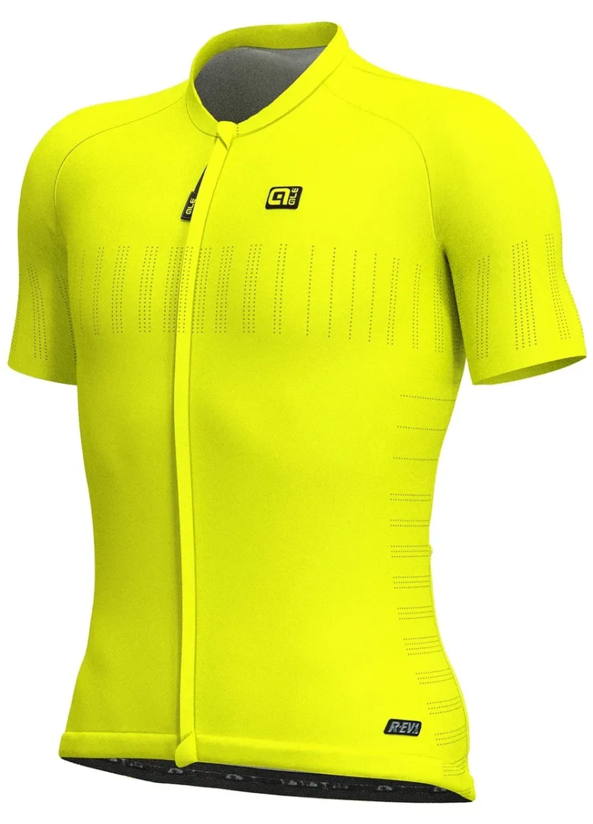 ALE' Cooling R-EV1 Yellow Fluo Jersey,