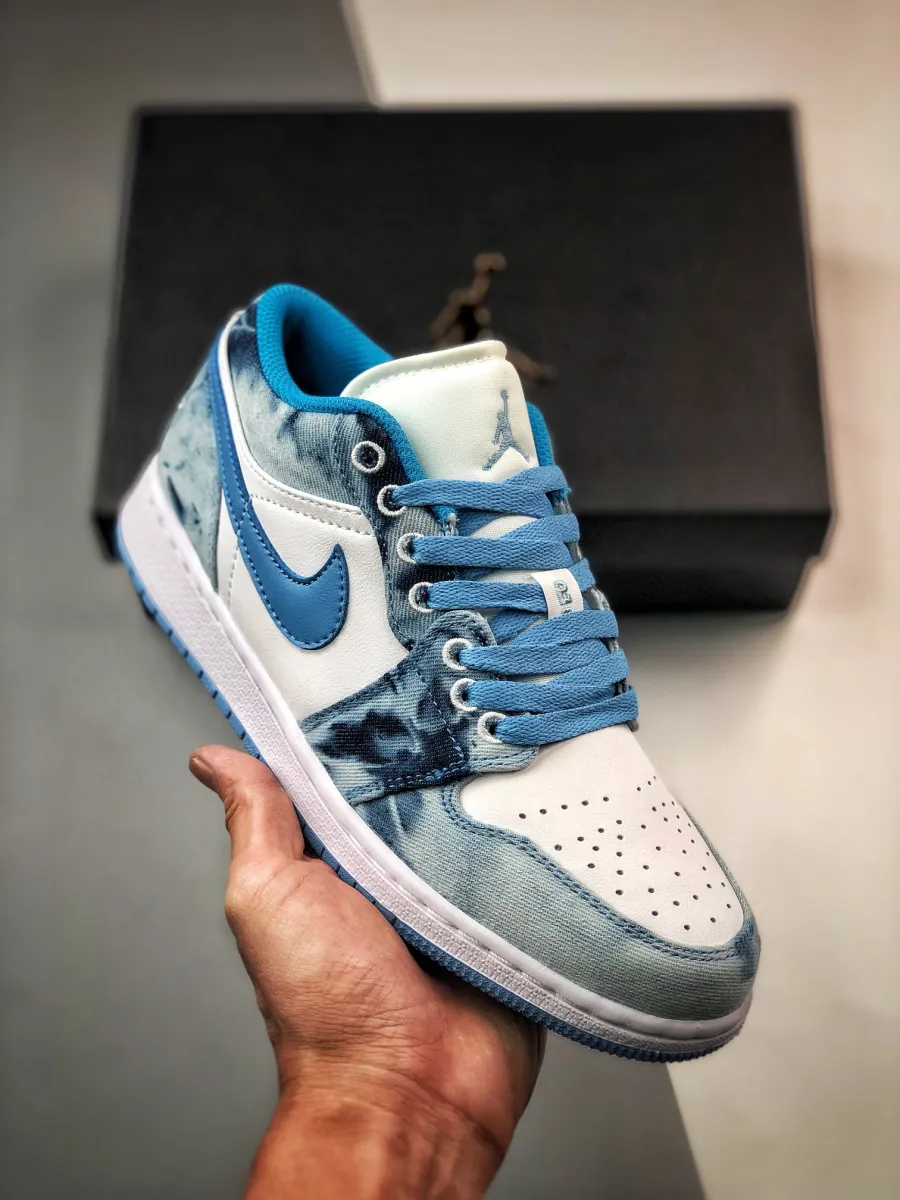 Air Jordan Nu Retro 1 Low White Red Black DM8947-100 Jordan 1 Low Blue Jean