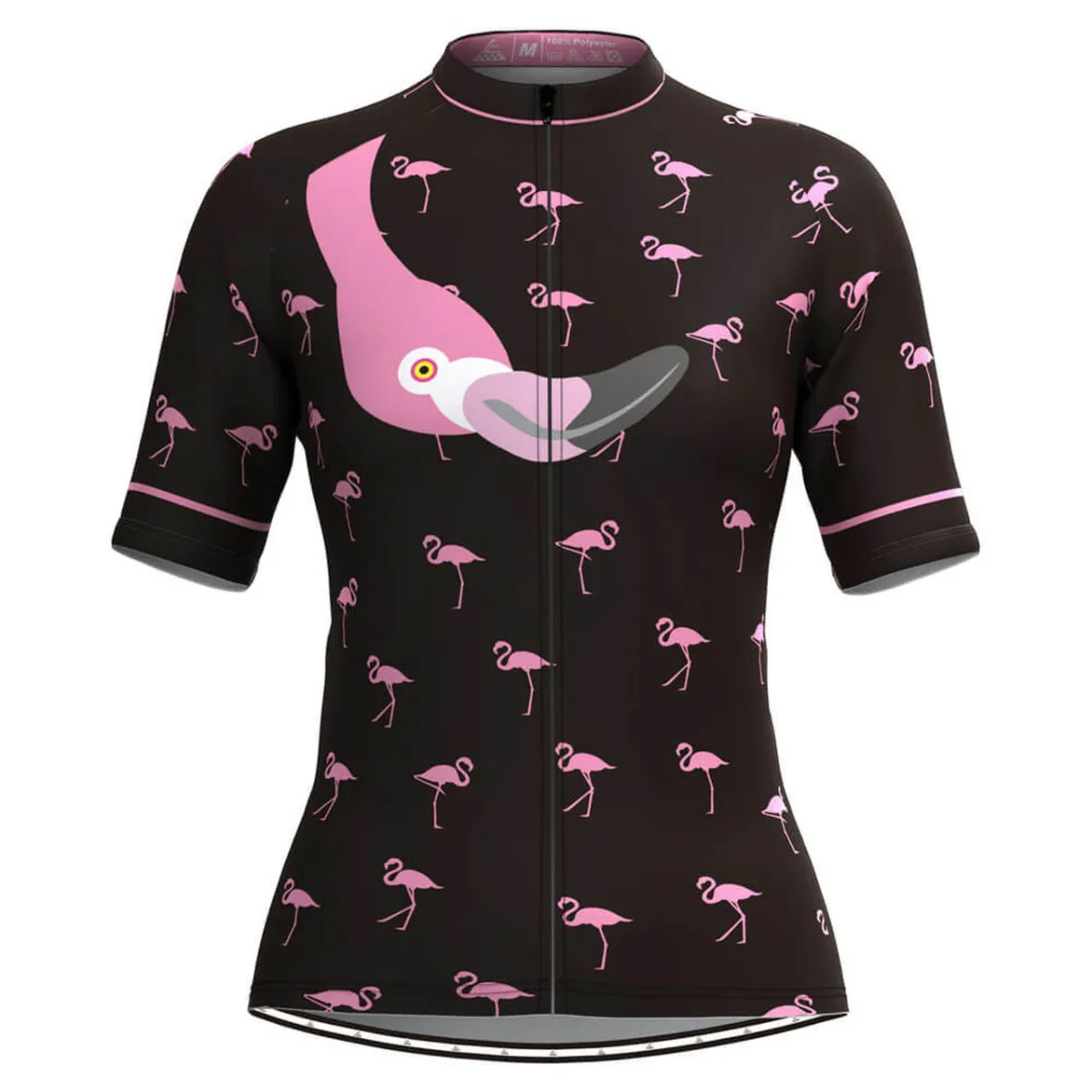 Pink Flamingo Themed Women's Cycling Jersey Online