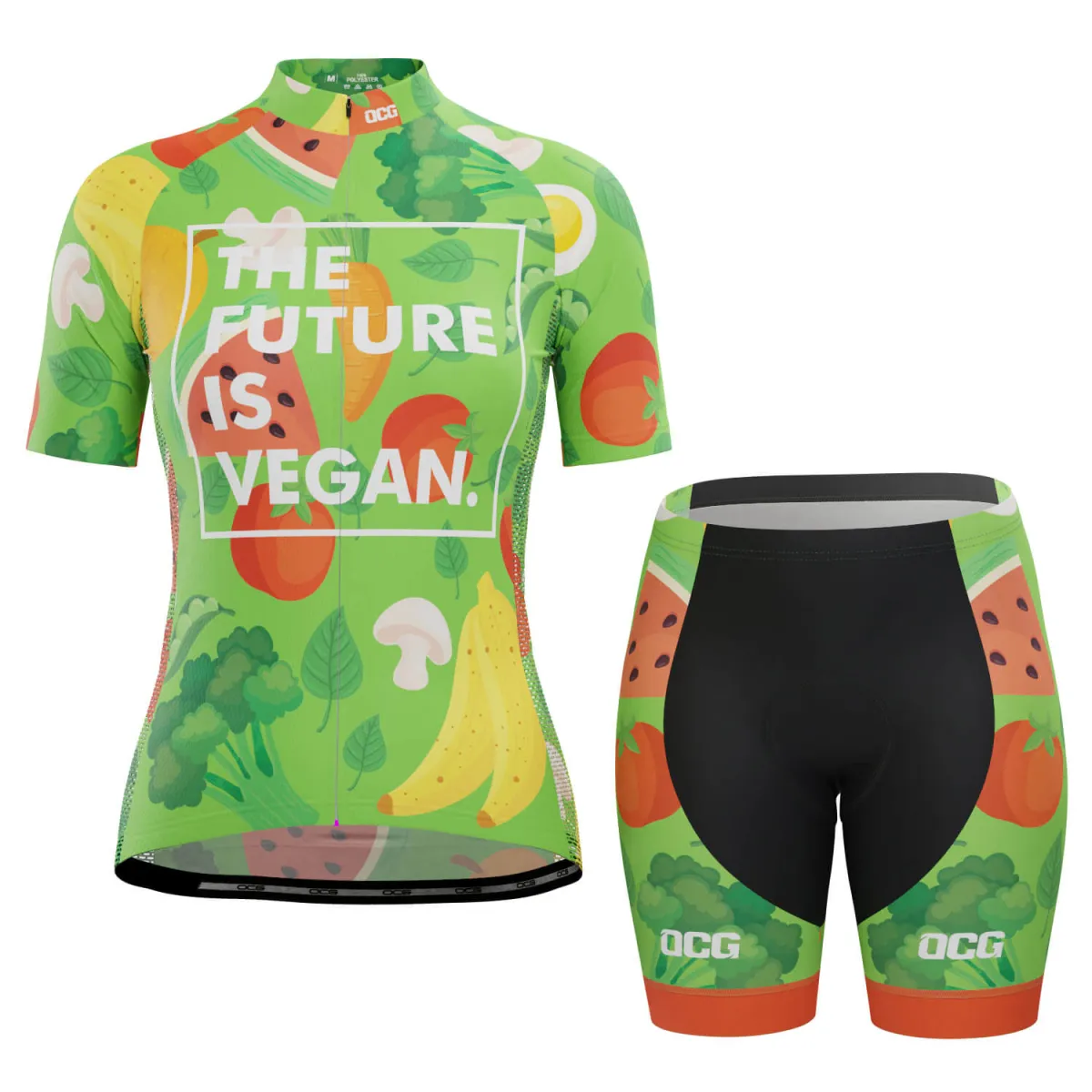 Women's The Future is Vegan Short Sleeve Cycling Kit