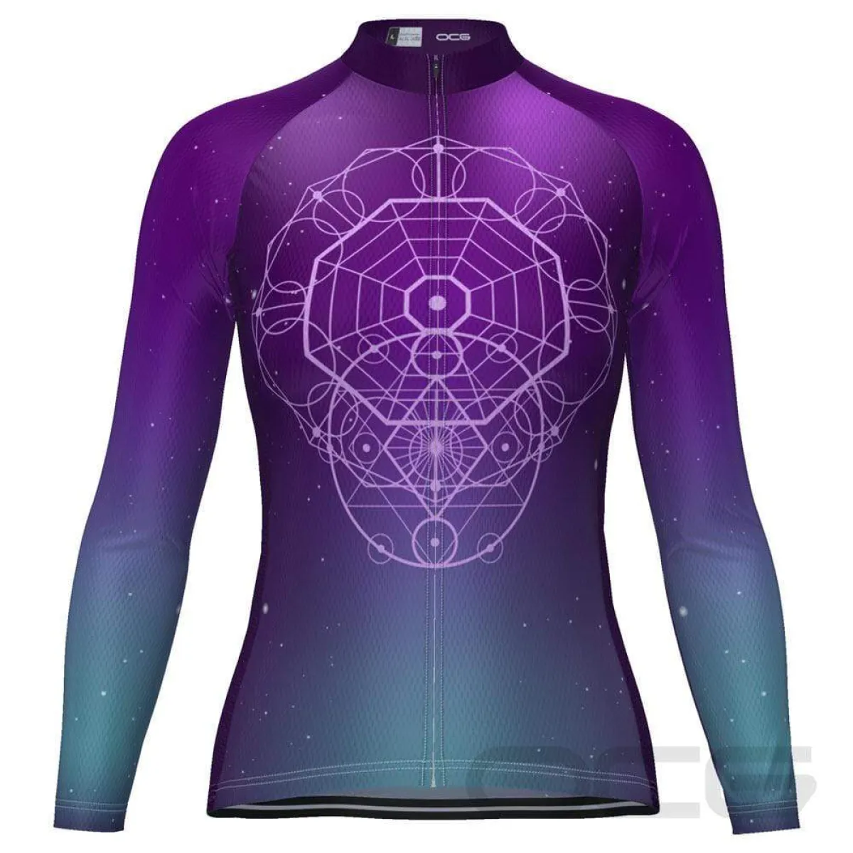 Women's Sacred Geometry Long Sleeve Cycling Jersey To Buy