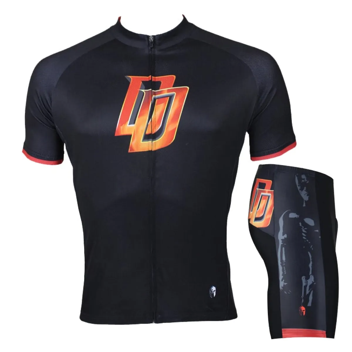 Daredevil Cycling Jerseys Marvel Comics Super Hero Short/Long-sleeve Cycling Jersey NO.041
