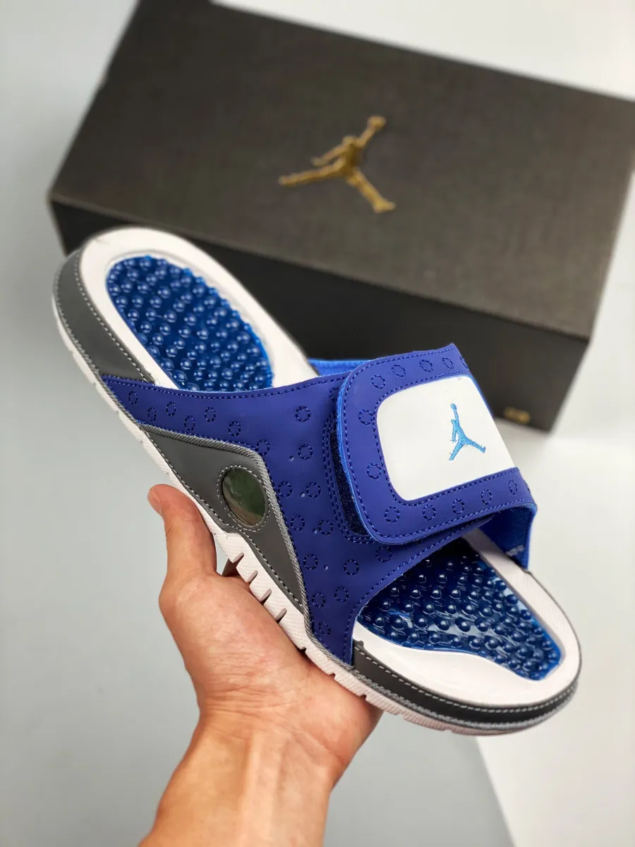 Air Jordan Hydro 13 White Blue Online