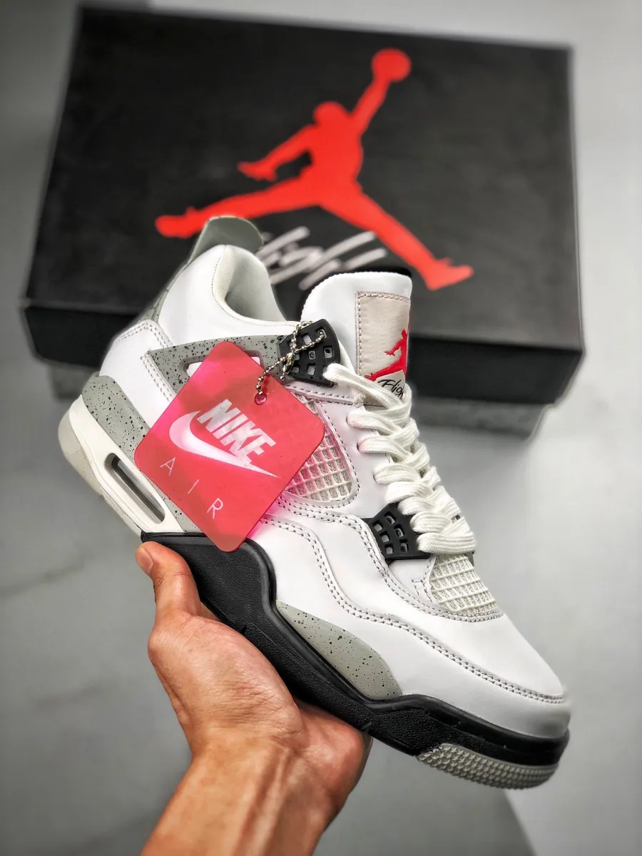 Nike Air Jordan 4 OG White Cement 840606-192 #jordan 4 retro og white cement