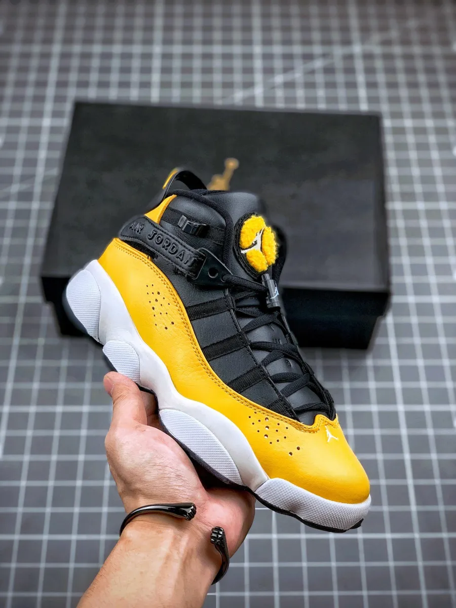 Jordan 6 Rings 'Taxi' Black Yellow 322992-700 black and yellow jordan 6