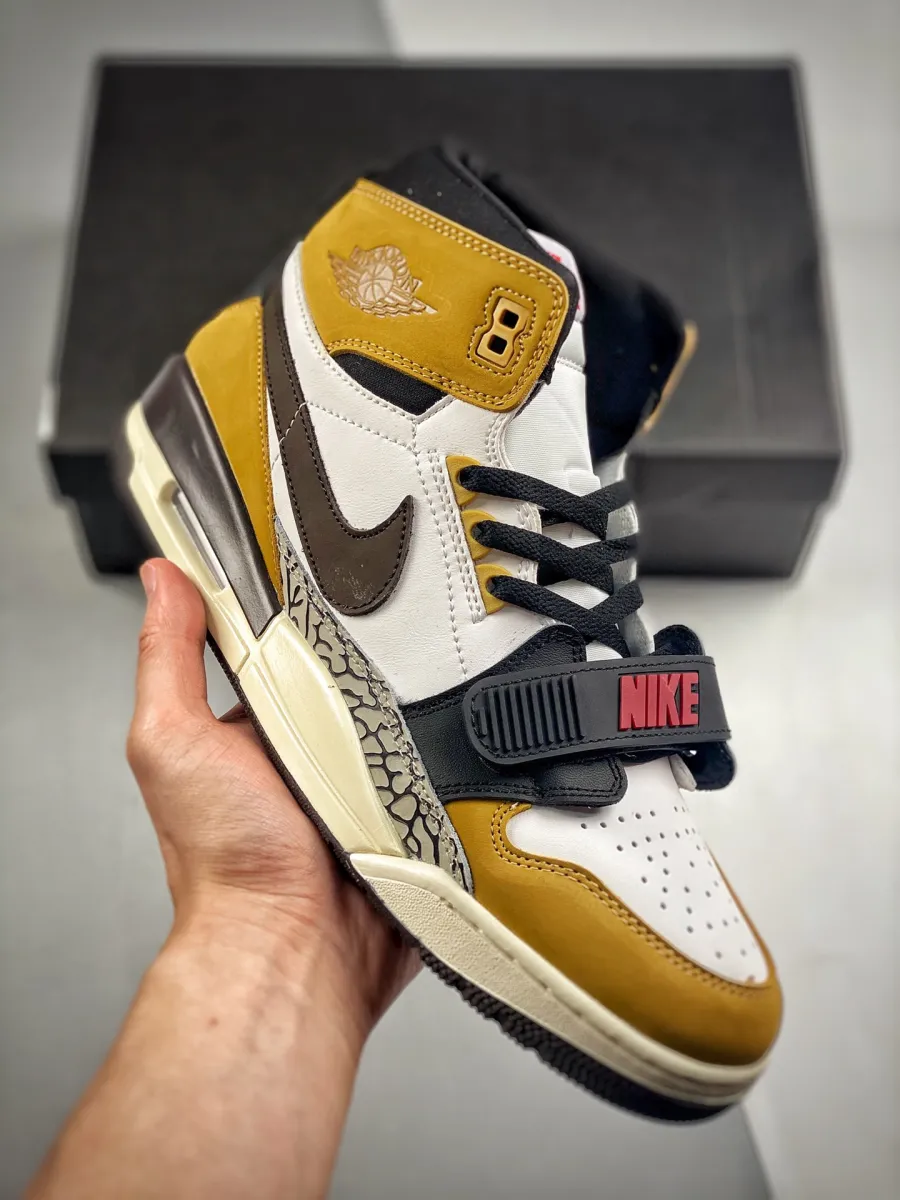 Air Jordan Legacy 312 'Rookie of the Year' White/Baroque Brown AV3922-102 Jordan Legacy 312 Rookie Of The Year