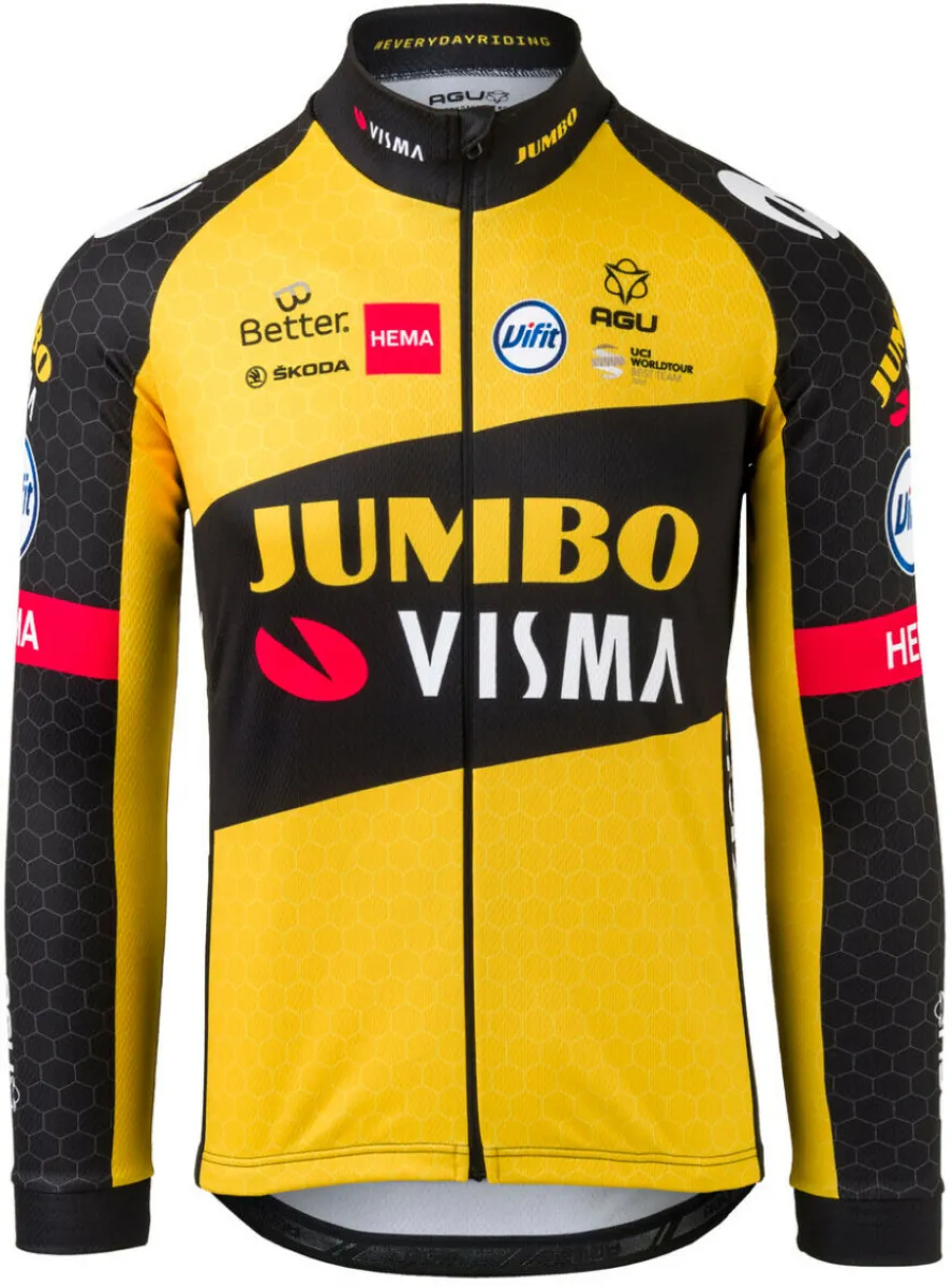 2021 Jumbo Visma Long Sleeve Jersey, Outlet JUM21L1