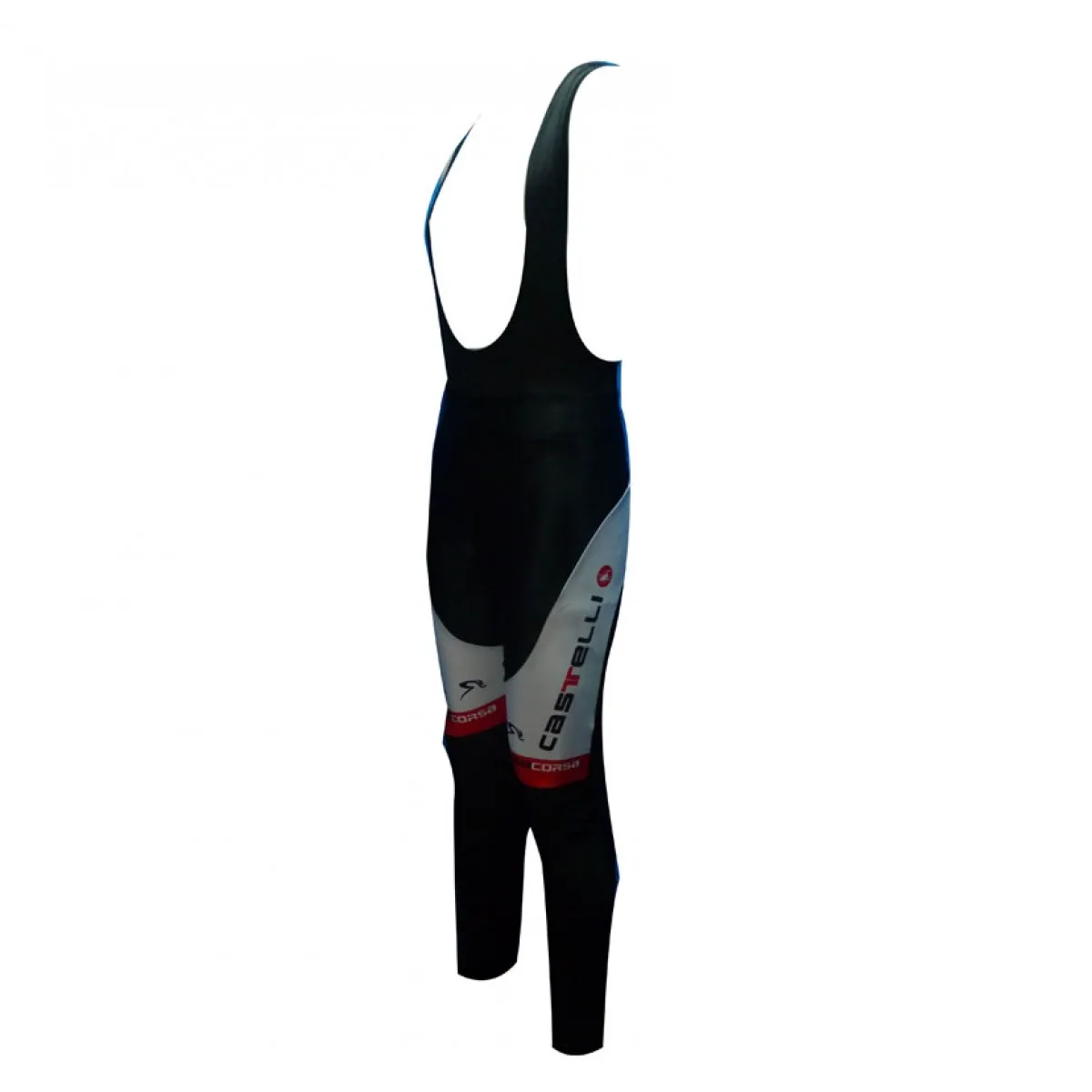 New 2012 CASTELLI WHITE-BLACK Cycling Bib Pants Online
