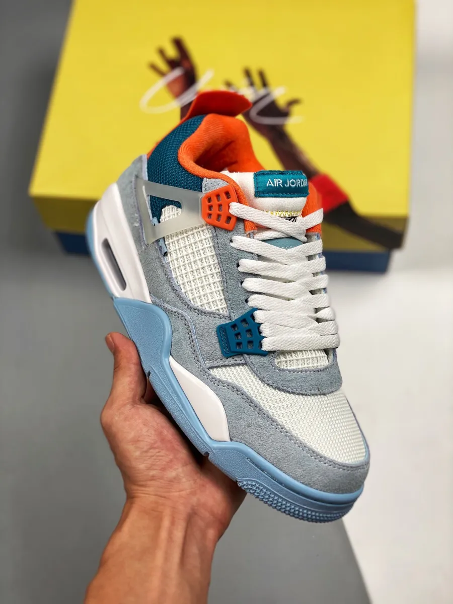Air Jordan 4 White Blue Red New Releases