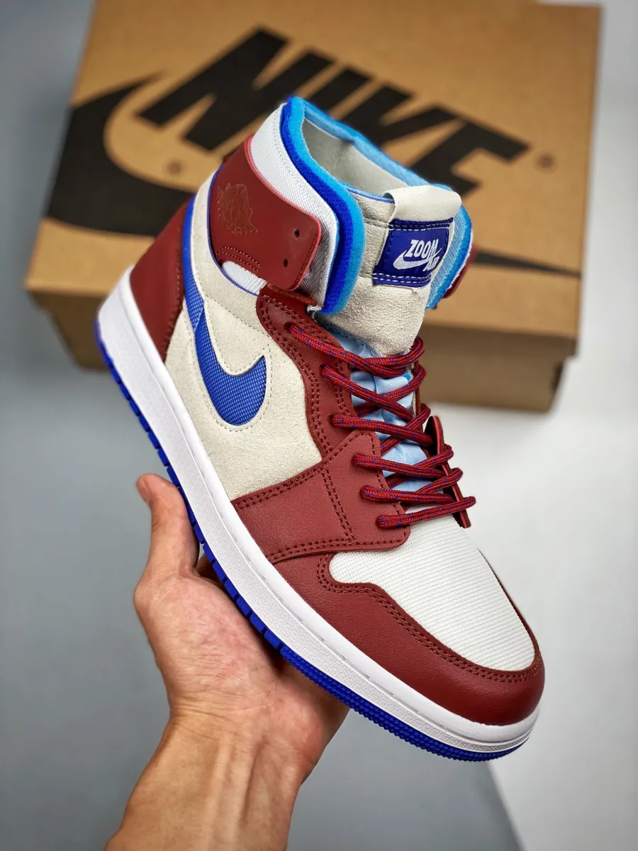 Air Jordan 1 Zoom CMFT 'Team Red' CT0979-104 AJ1 - air jordan 1 zoom cmft sail