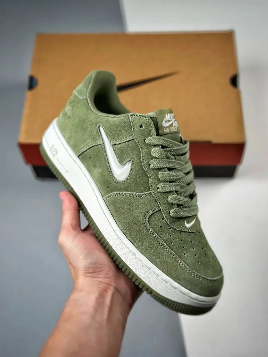Nike Air Force 1 Low Jewel Green Suede - Green Suede Jordan