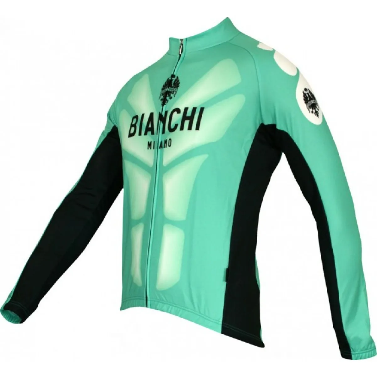Bianchi Milano Winter Fleece long sleeves jersey MALTA celeste