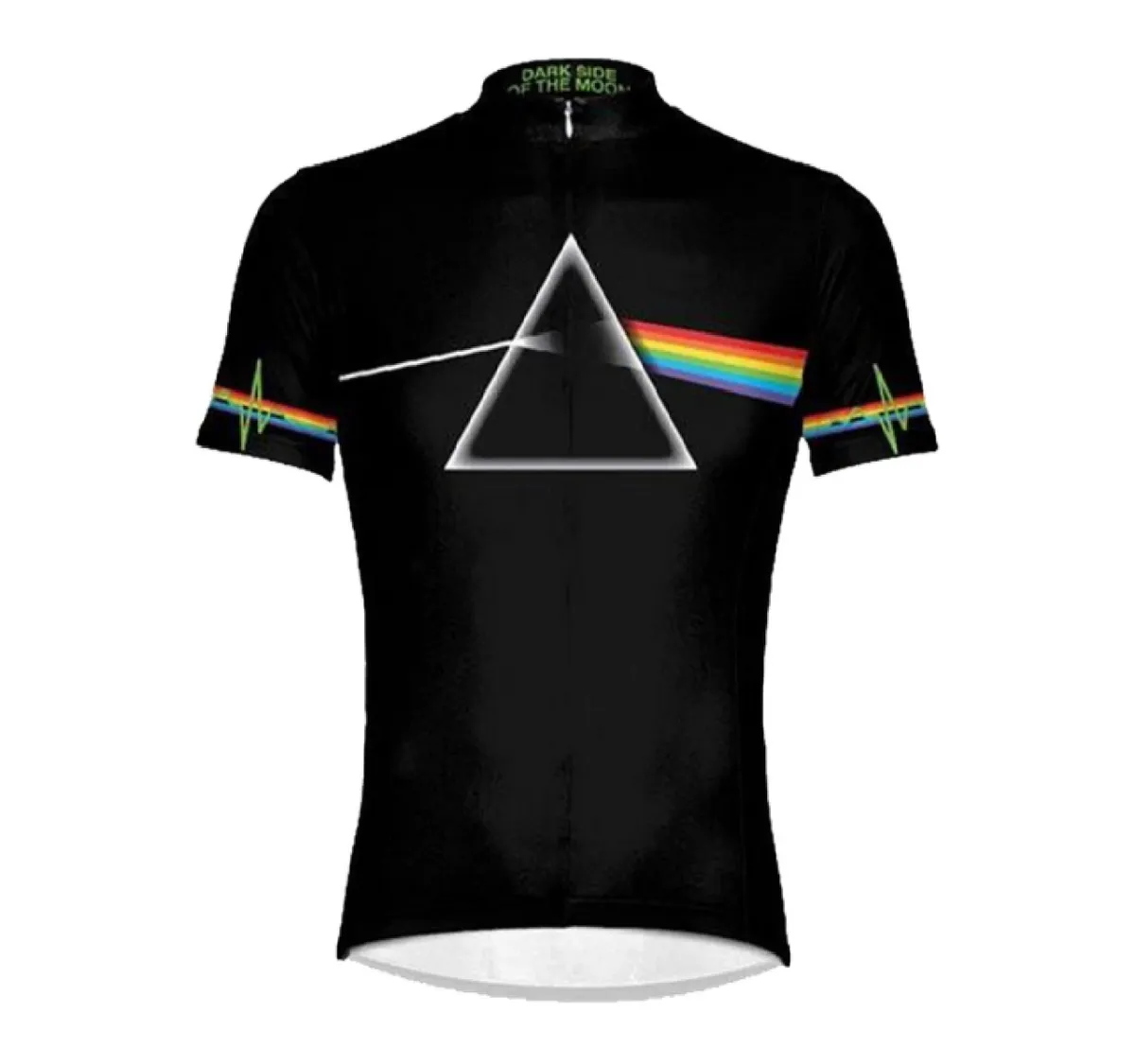 Primal Wear Pink Floyd Dark Side of the Moon Men's Sport Cycling Jersey Pink Floyd Cycling Jersey