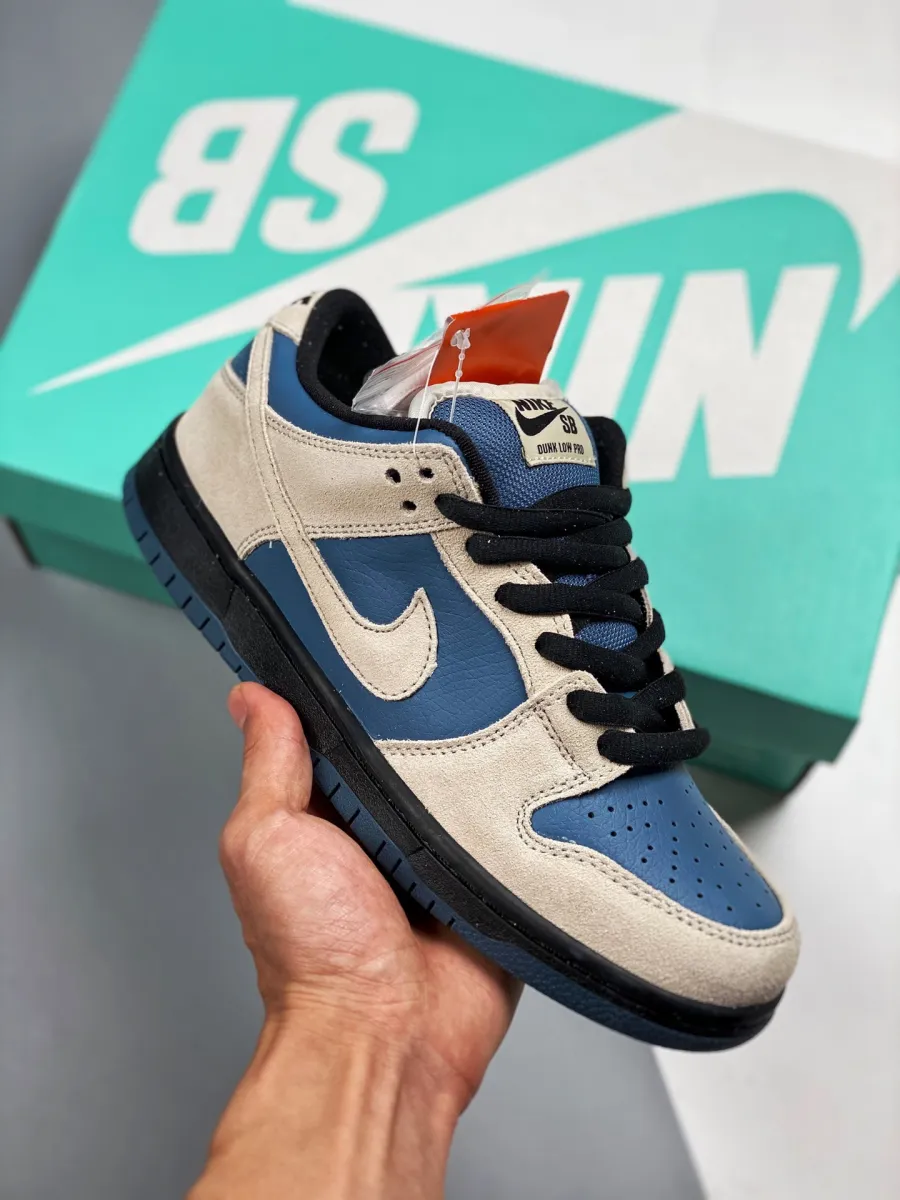 Nike Dunk Low Pro SB Light Cream/Thunderstorm-Black / dunk low cream