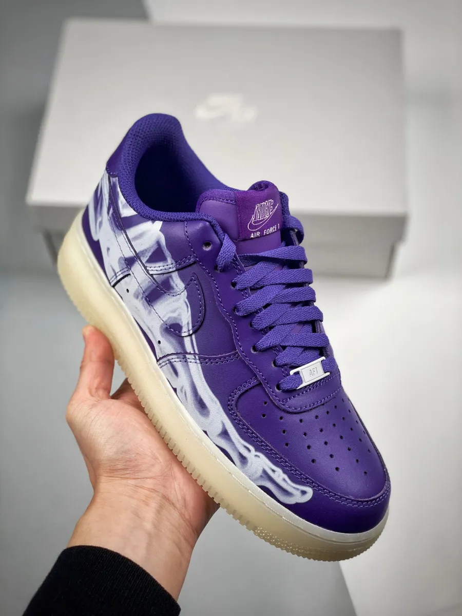 Nike Air Force 1 Skeleton Court Purple - air force 1 light purple