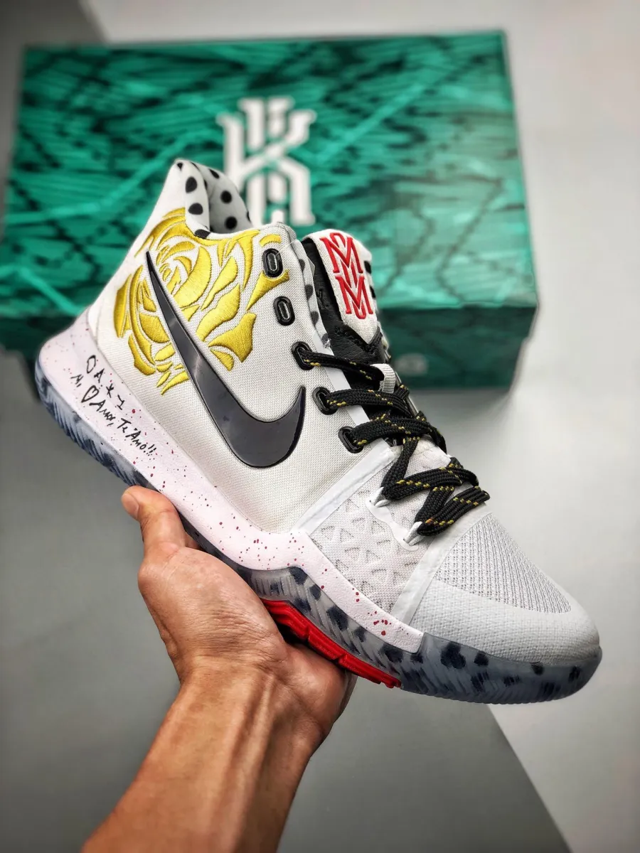 Sneaker Room x Nike Kyrie 3 'Mom' White Gold / white and gold kyrie 3