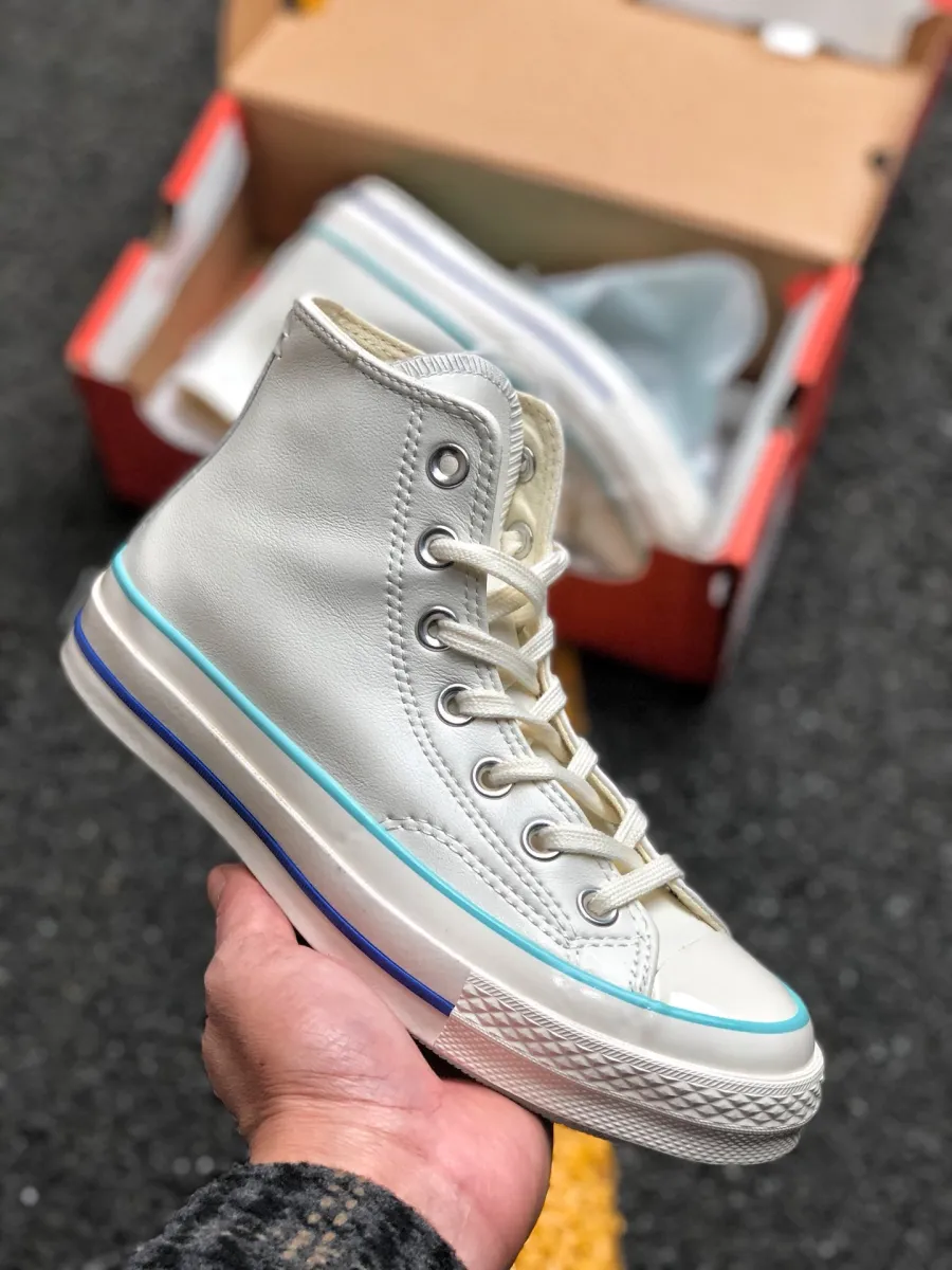 Converse Chuck 70 Pastel High Top Egret/Teal Tint converse multicolor pastel