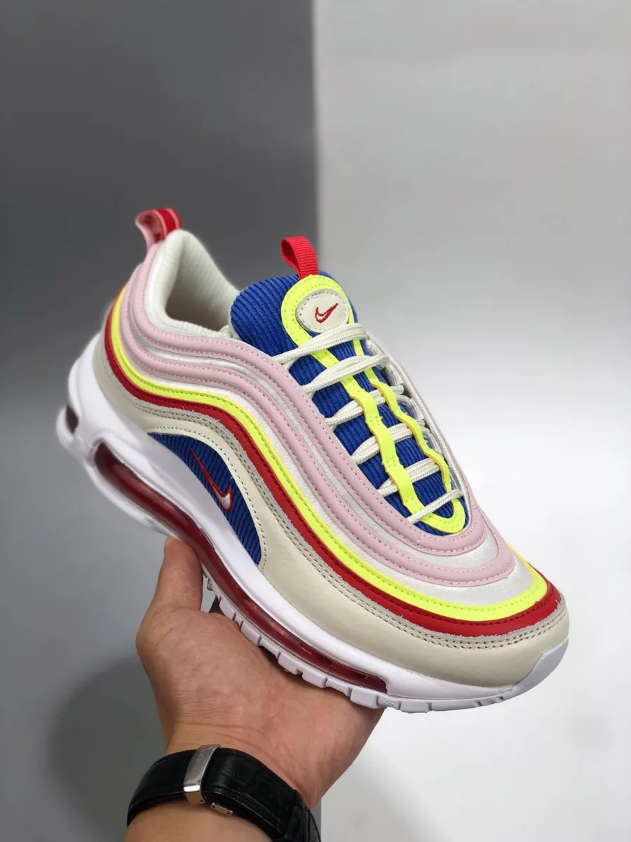 Nike Air Max 97 SE 'Corduroy' Sail/Artic Pink-Volt Glow AQ4137-101 Online