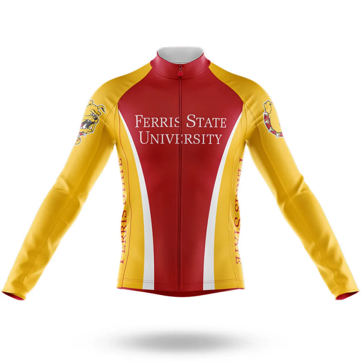 Ferris State University Long Sleeve Cycling Jersey Only