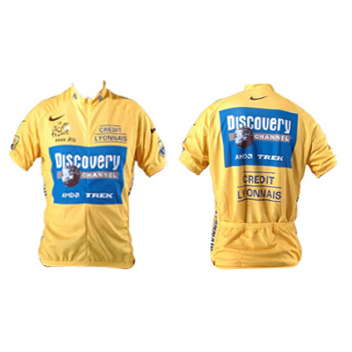 2005 Discovery Yellow Cycling Jersey Short Sleeve For Sale