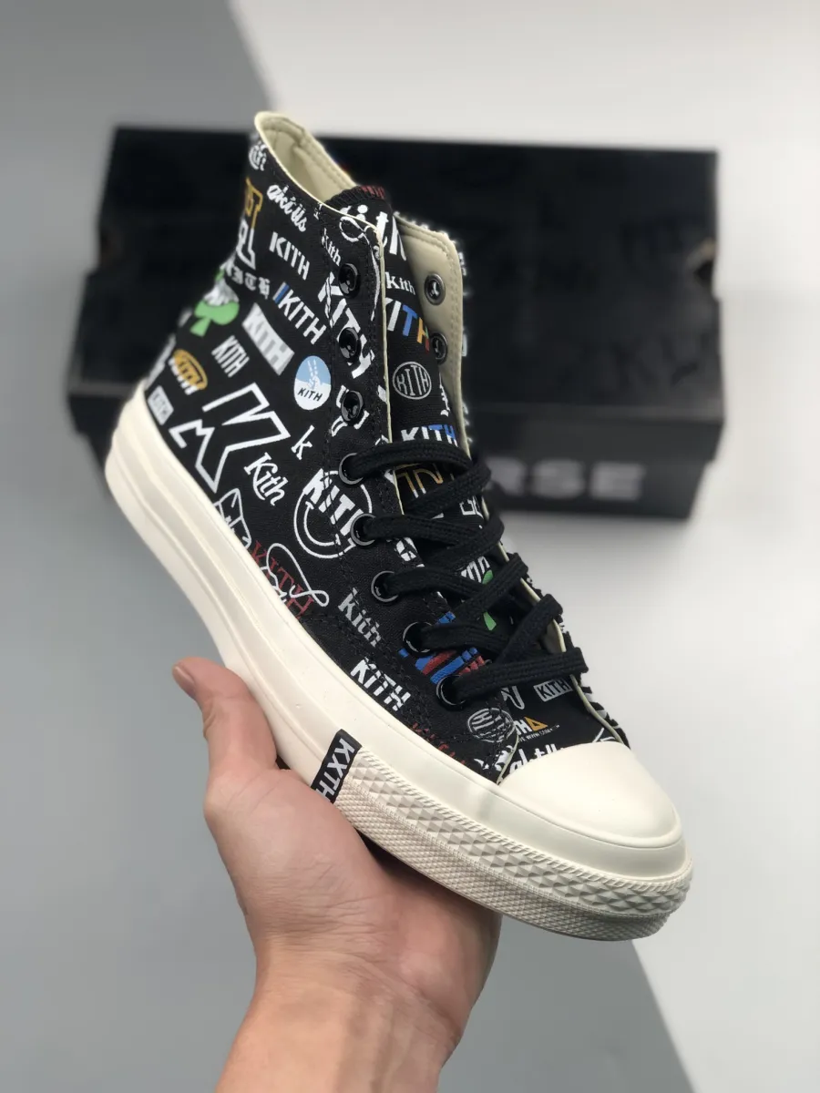 Kith X Converse Chuck 70 High '10th Anniversary' Black/Multi 172465C Online