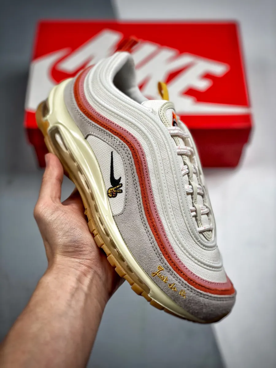 Nike Air Max 97 'Rolling Stones' Sail/Orange-Pink Nike Air Max 97 Rock And Roll