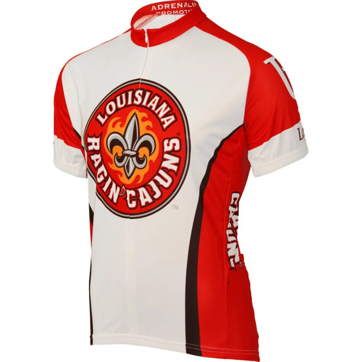 NCAA UL Lafayette, ULL Louisiana Ragin' Cajuns Short Sleeve Cycling Jerseys
