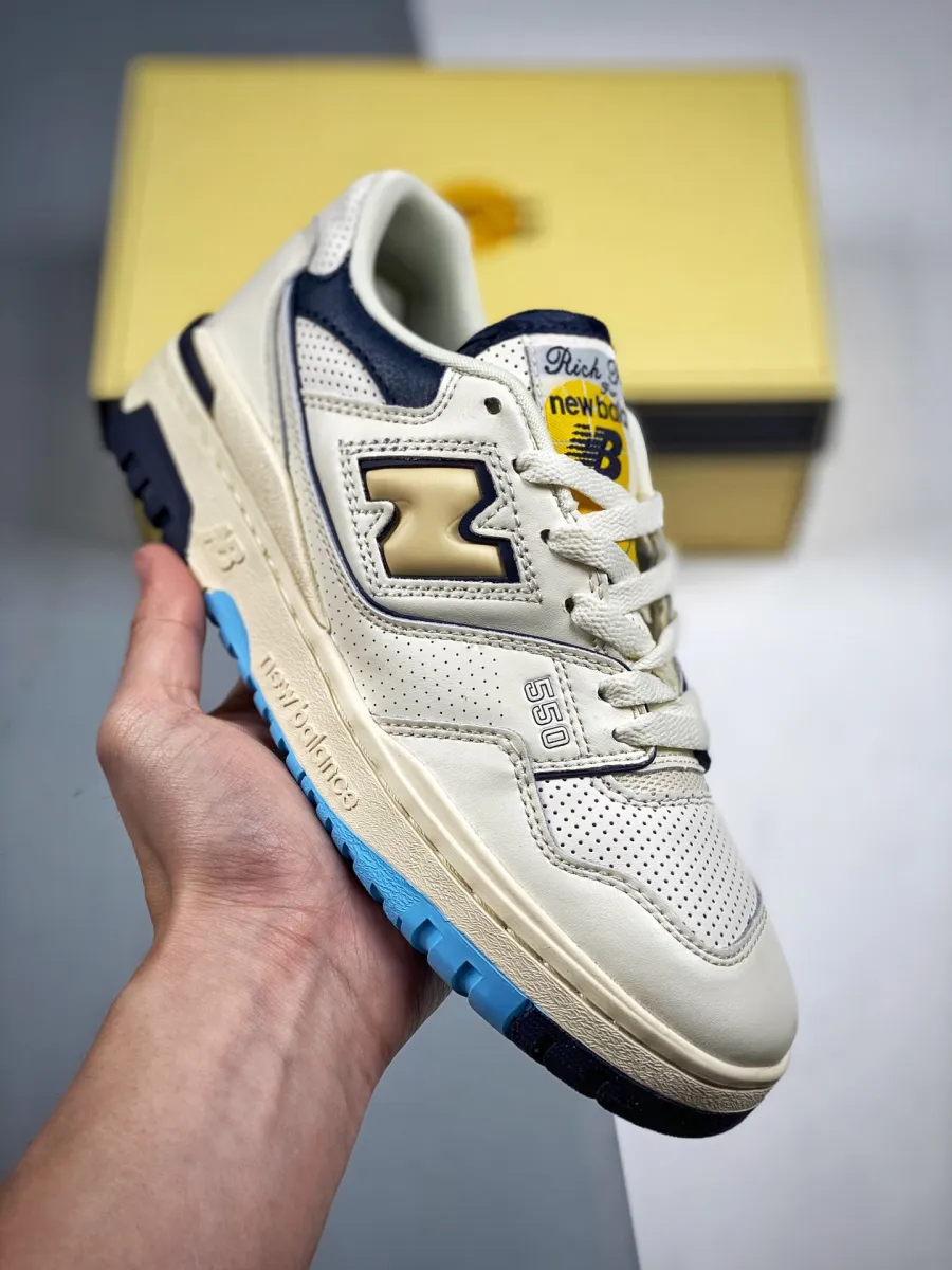 Rich Paul x New Balance 550 White Blue BB550RP1 / new balance 550 rich paul