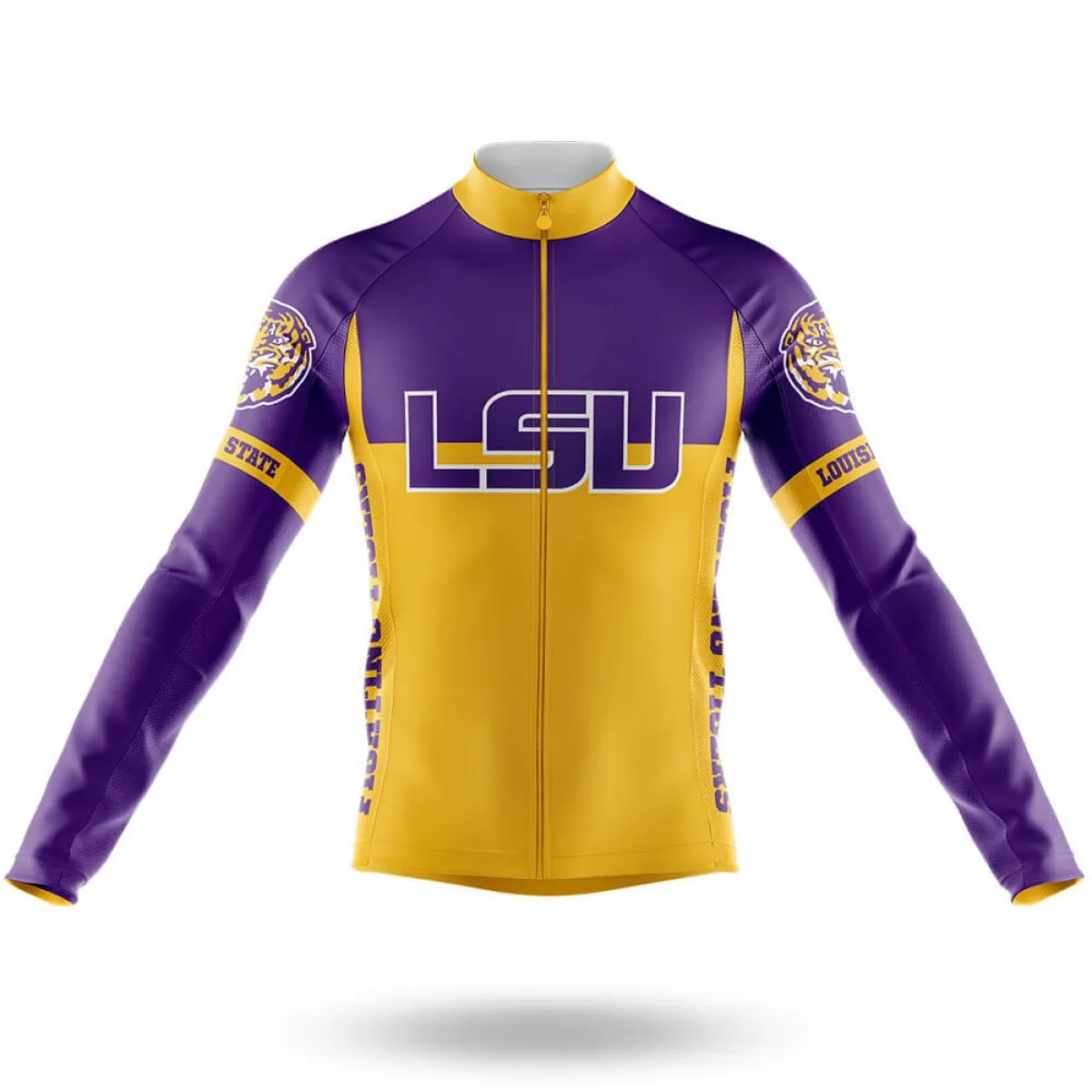 Louisiana State University V2 Long Sleeve Cycling Jersey Only