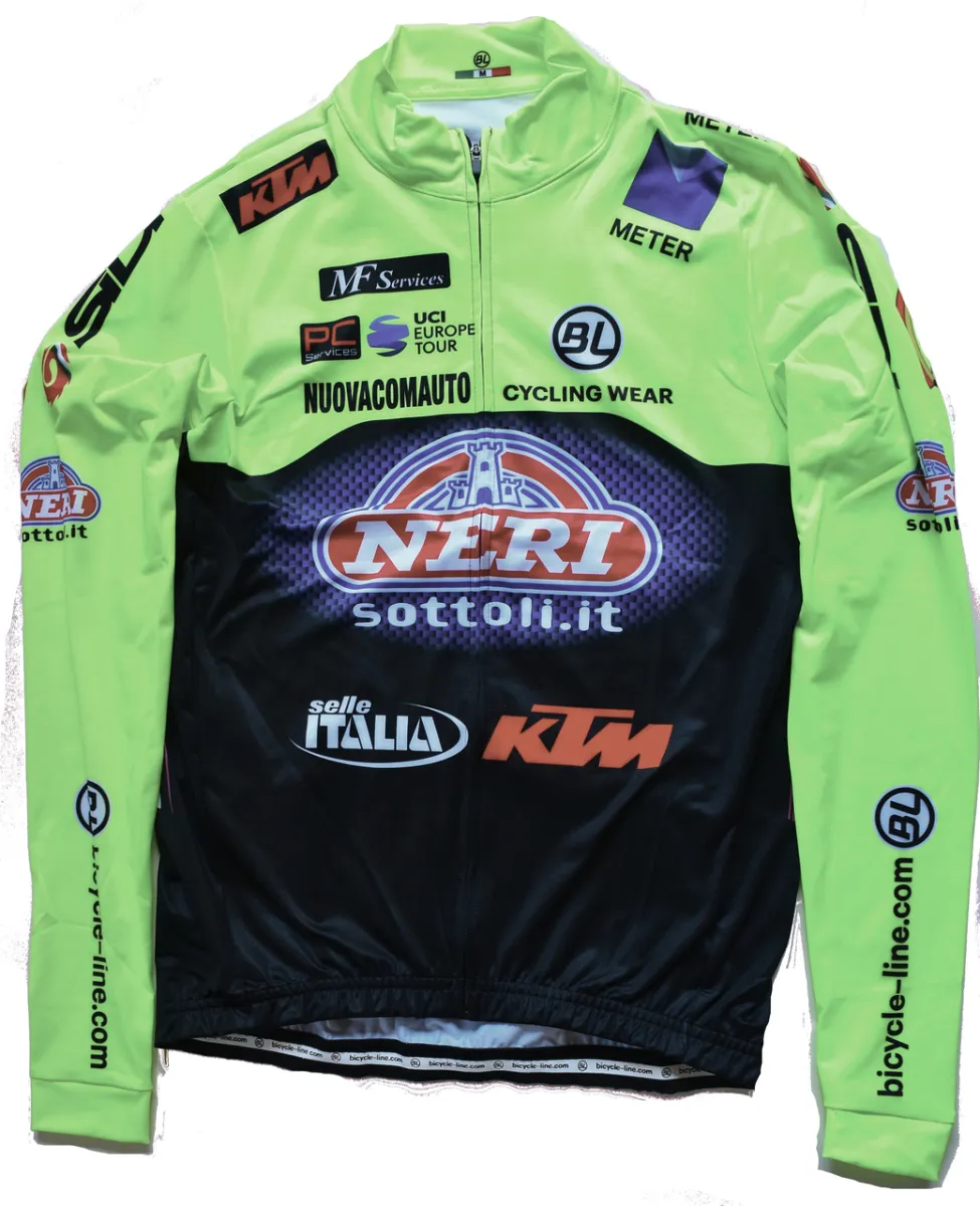 Neri Sottoli Selli Italia Long Sleeve Jersey, NER19L1