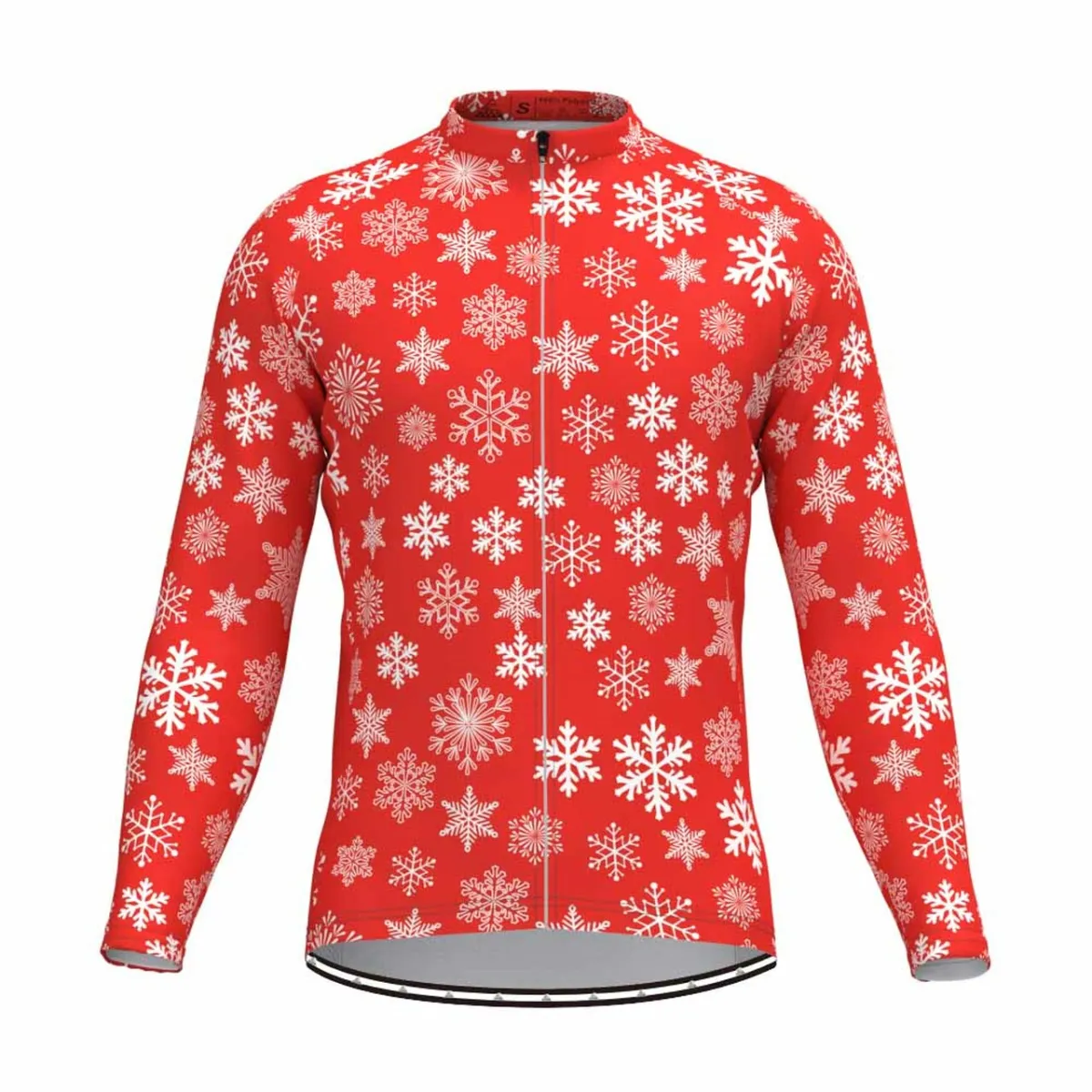 Snowflake Long Sleeve Cycling Jersey Outlet