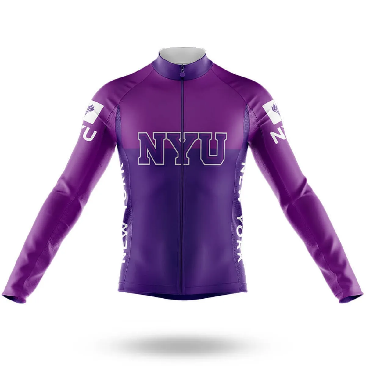 New York University V2 Long Sleeve Cycling Jersey Only