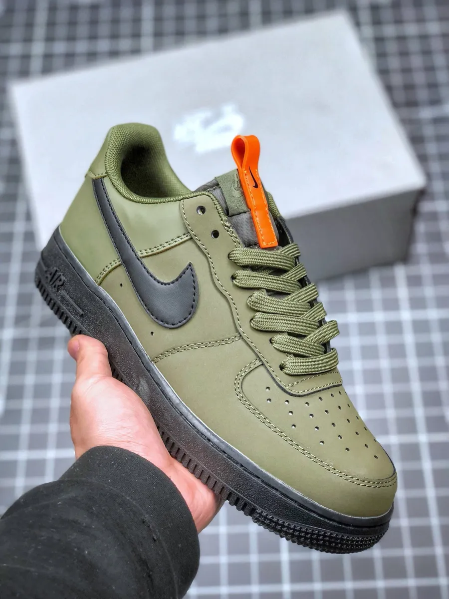 Nike Air Force 1 07 Khaki Black BQ4326-200 / khaki af1