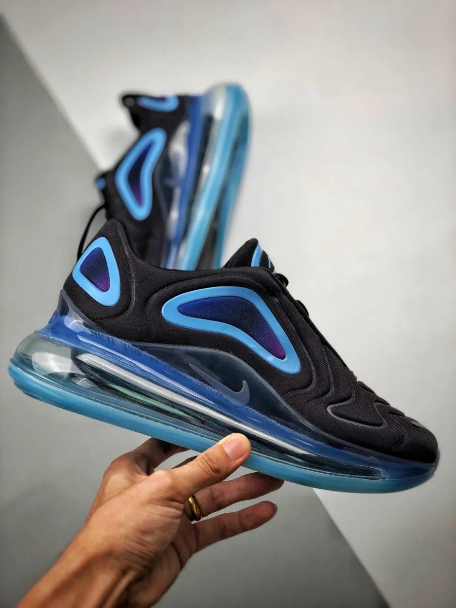 Nike Air Max 720 Obsidian/Royal Pulse-Regency Purple-Blue Fury #nike air max 720 obsidian/royal pulse men's shoe
