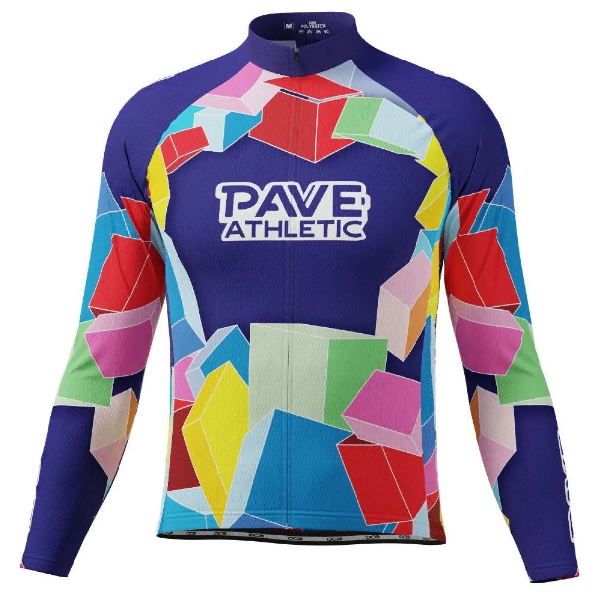PAVE Athletic Cuddles Long Sleeve Cycling Jersey, Mapei Cycling