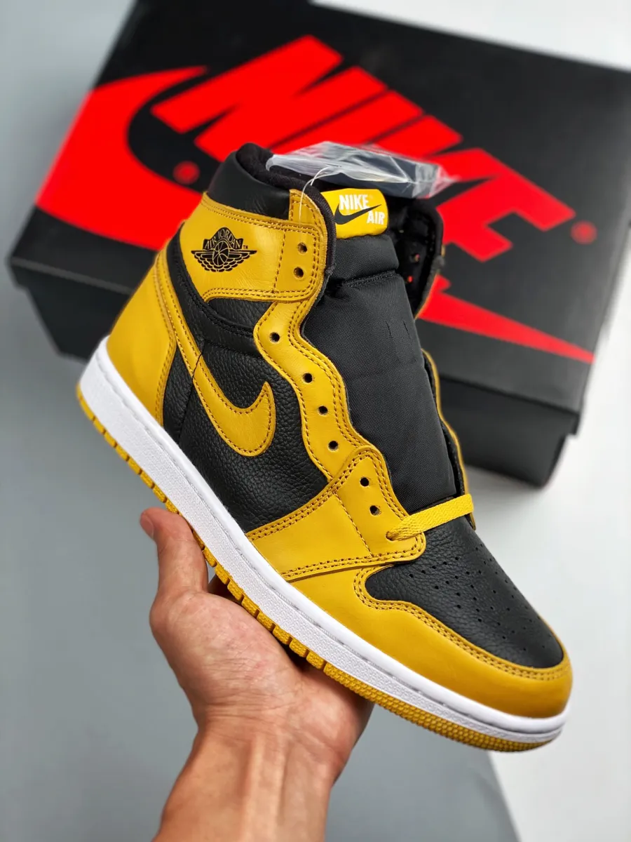 Air Jordan 1 High OG Pollen/Black-White 555088-701