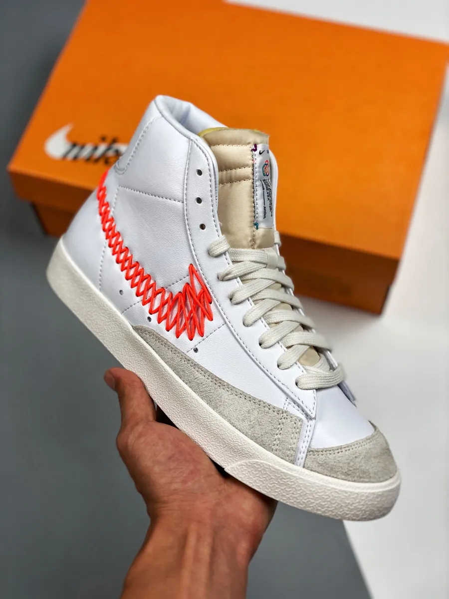Nike Blazer Mid '77 Vintage White/Bright Crimson DD8489-161 / nike blazers crimson