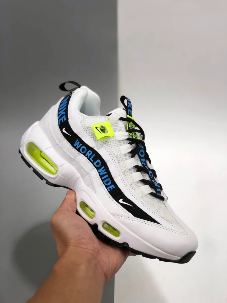 Nike Air Max 95 Worldwide White Blue Fury CT0248-100