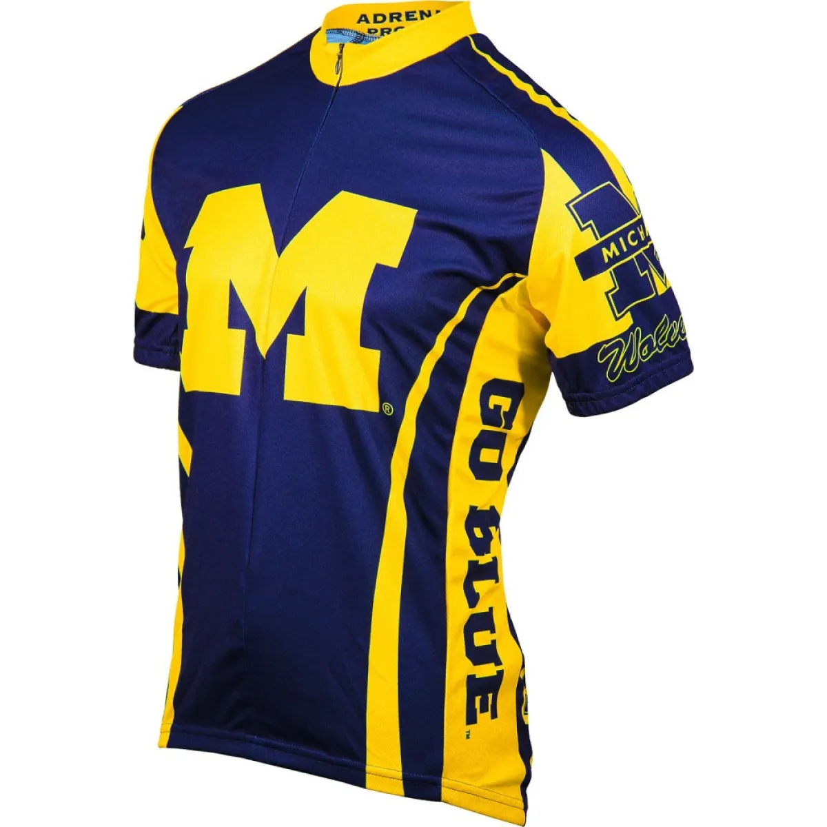 NCAA UM, U-M, U of M, UMich, Michigan Wolverines Cycling Jerseys