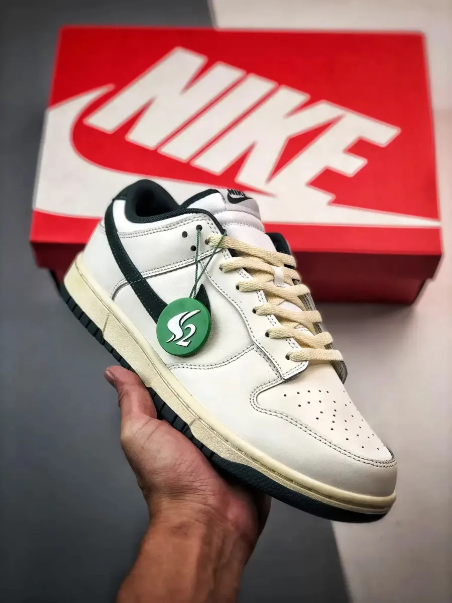 Nike Dunk Low Athletic Department Sail Deep Jungle - Nike Dunk Low Athletic Department Green
