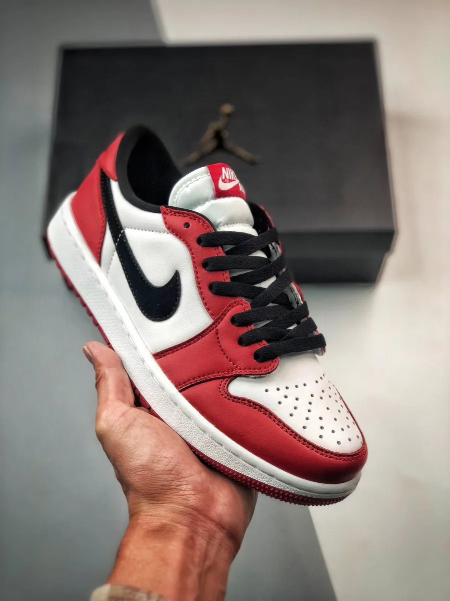 Air Jordan 1 Low Golf Chicago Varsity Red Black DD9315-600 Chicago 1 Low Golf