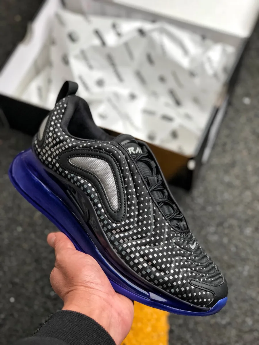 Nike Air Max 720 Black/Black-Racer Blue-Reflect Silver / air max 720 racer blue