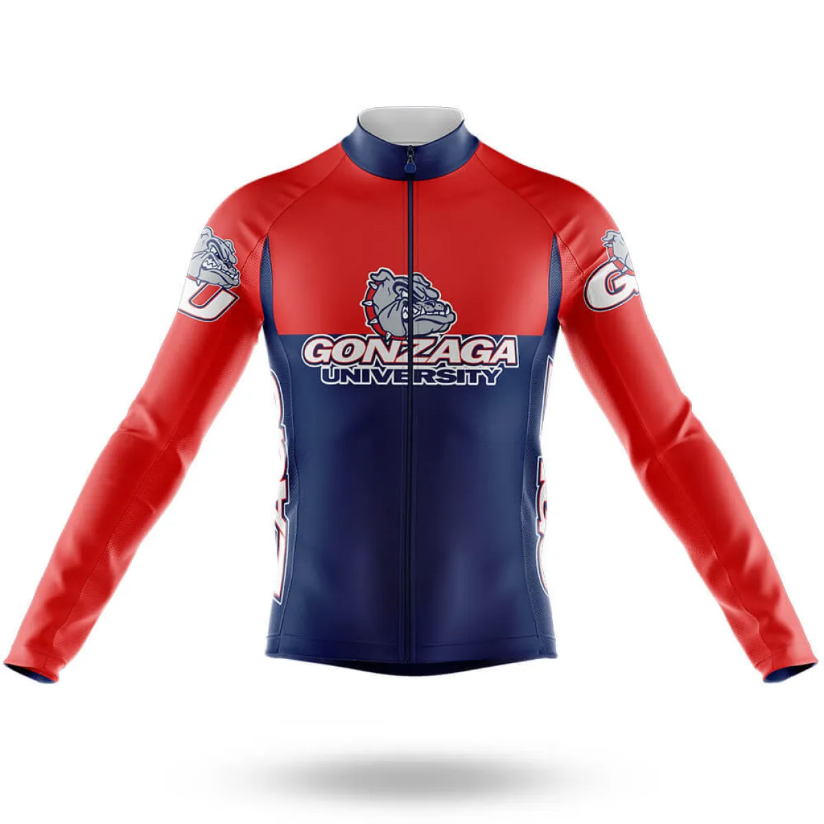 Gonzaga University V2 Long Sleeve Cycling Jersey Only
