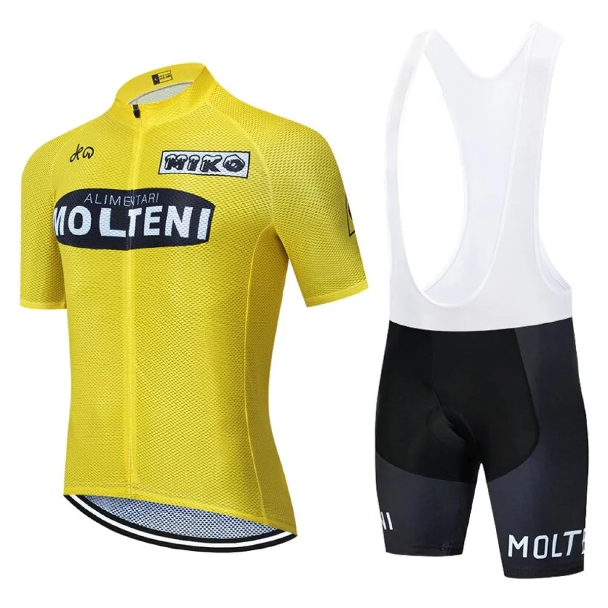 Molteni Yellow Jersey Cycling Set 1974 New Releases