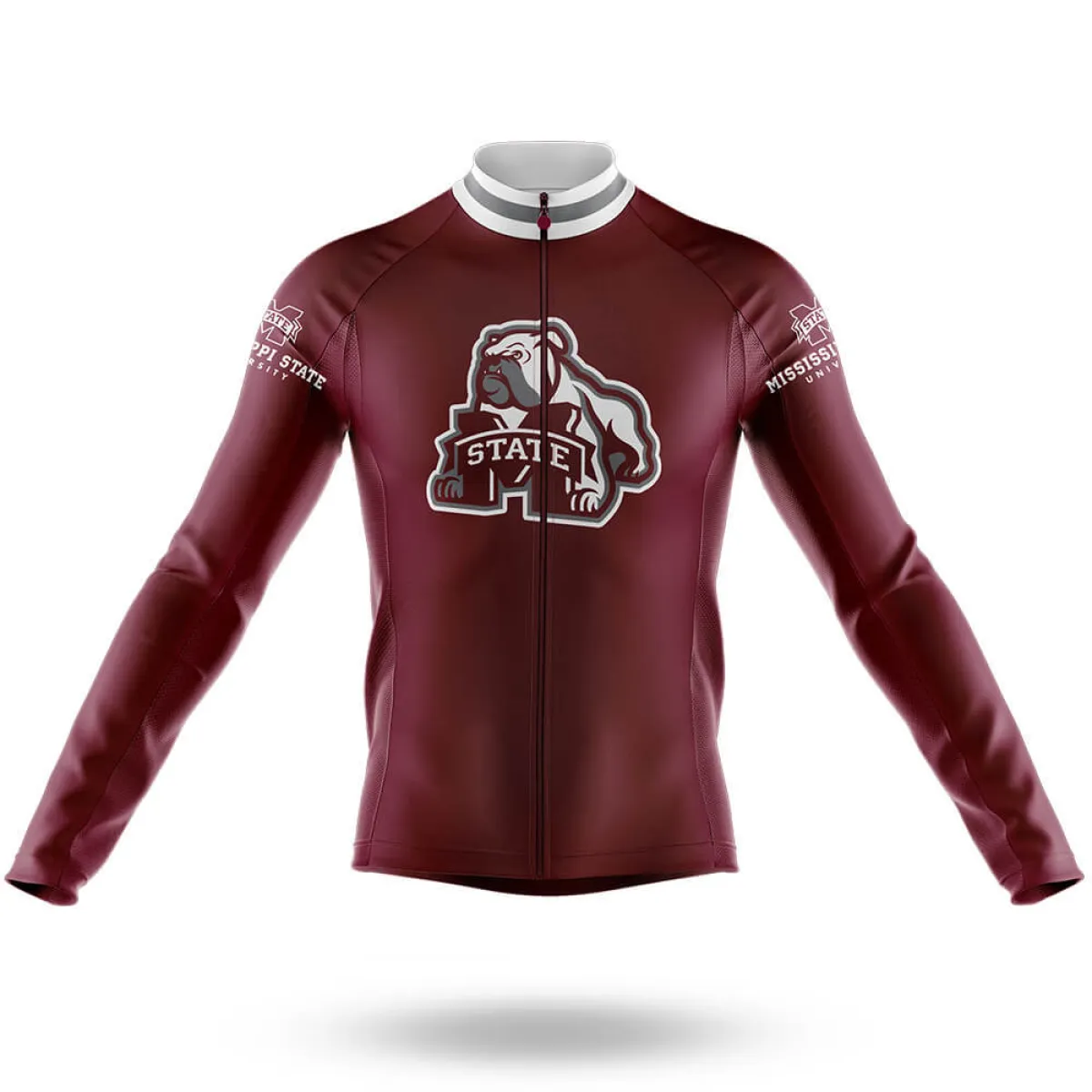 Mississippi State University V3 Long Sleeve Cycling Jersey Only