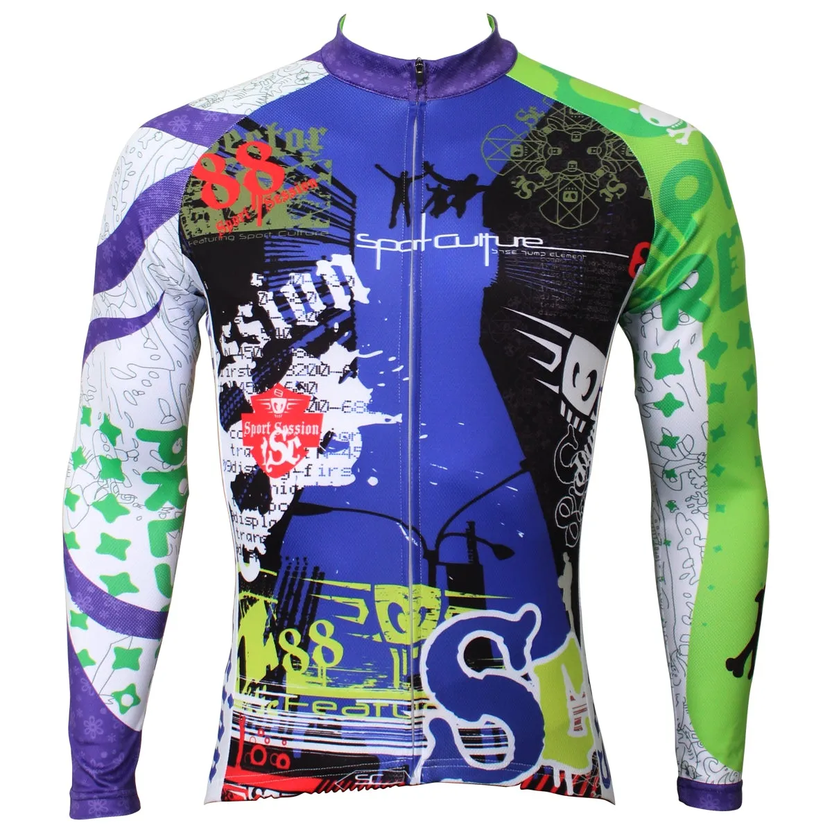 ILPALADINO 88 Men's Professional MTB Cycling Jersey Breathable and Quick Dry Comfortable Bike Shirt for Spring Autumn NO.376