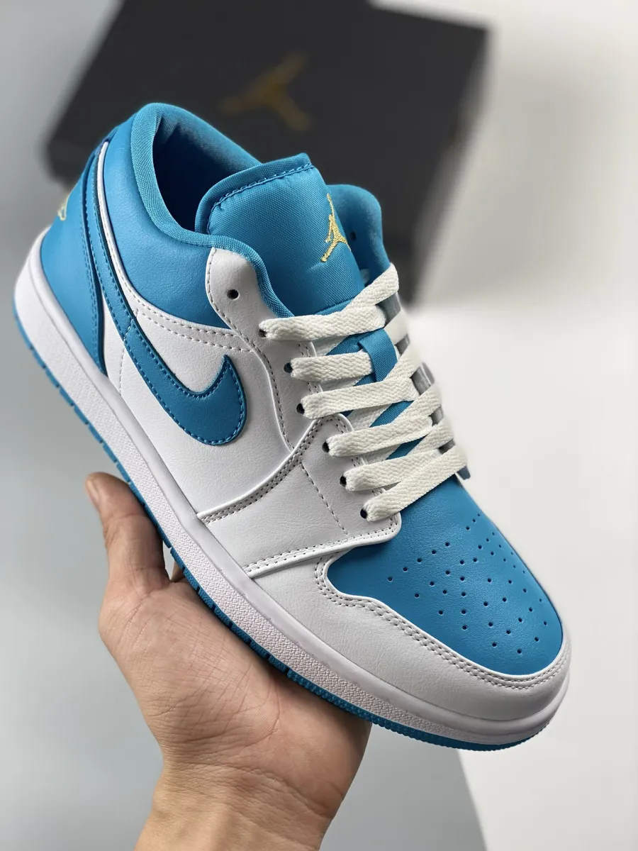 Air Jordan 1 Low 'Aquatone' White Teal 553558-174 New Releases